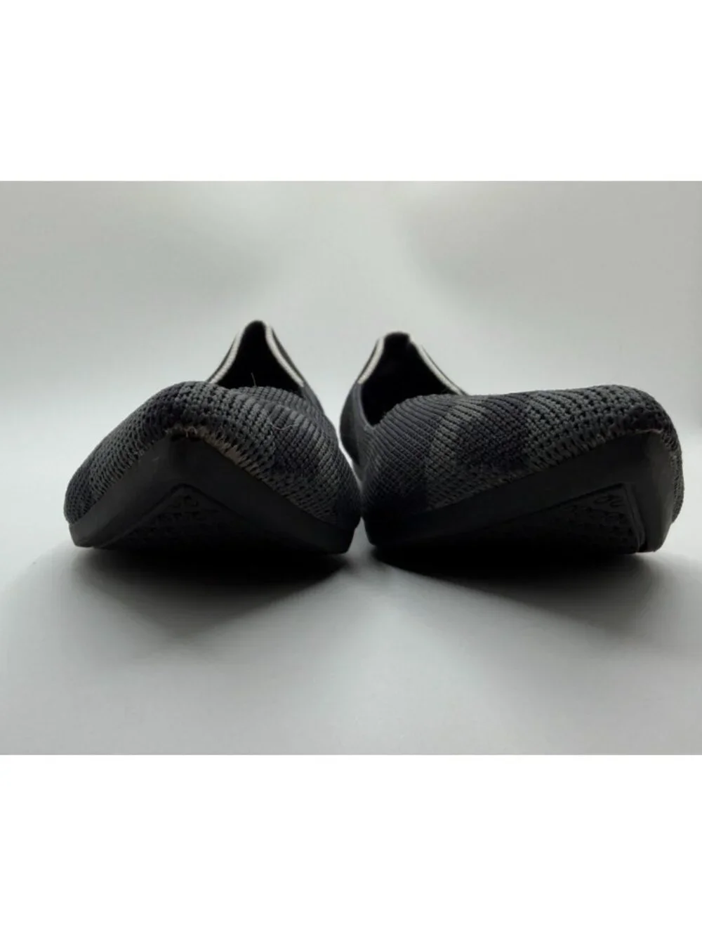 Rothy's The Flats Ballet Women Size 7 Grey Camo Pointed Toe Knit Casual Shoe